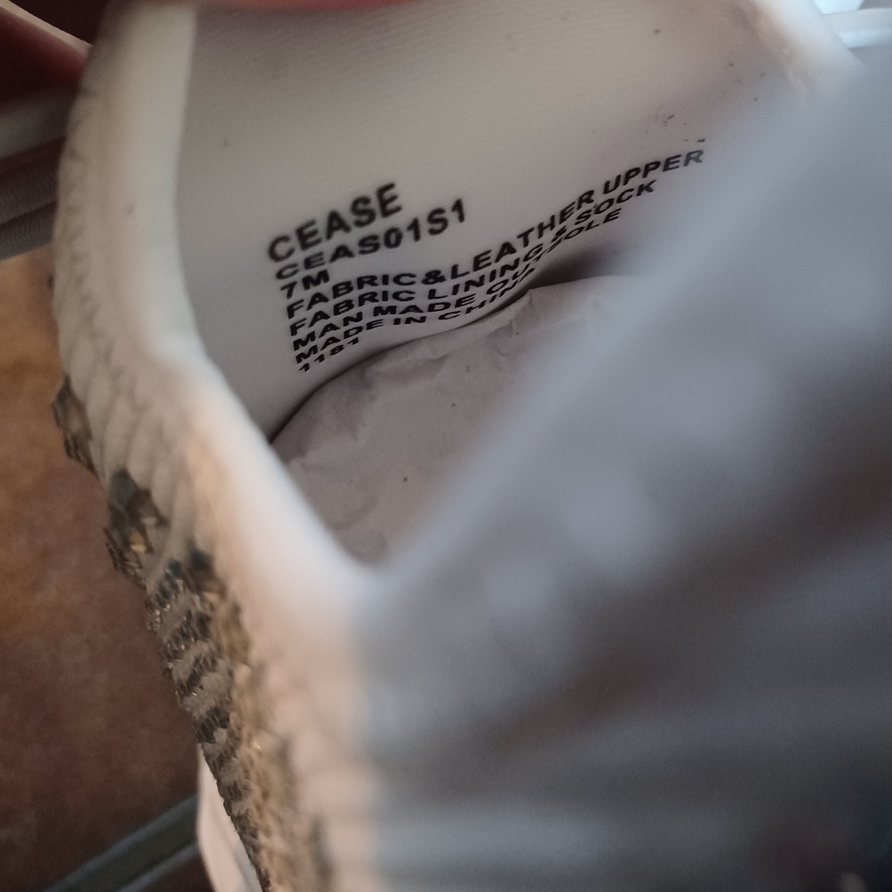 Steve Madden White Crystal Sneakers Brand New - Picture 14 of 16